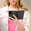 CANVAS oldalra nyíló tok Samsung Galaxy S24 Plus, fekete