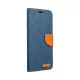 CANVAS oldalra nyíló tok Samsung Galaxy S24 Plus, sötétkék