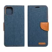 CANVAS oldalra nyíló tok Samsung Galaxy S24 Plus, sötétkék
