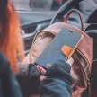 CANVAS oldalra nyíló tok Samsung Galaxy S24 Plus, sötétkék