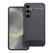 Carbon Case Samsung Galaxy S24 Plus hátlap, tok, fekete