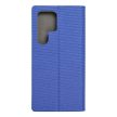Sensitive Book oldalra nyíló tok Samsung Galaxy S24 Ultra, kék