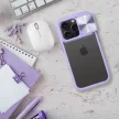 SLIDER kameravédős, ütésálló tok iPhone 14 Pro, lila