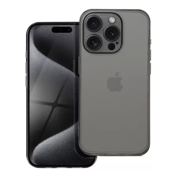   BOX PREMIUM szilikon tok 1,5mm, iPhone 12 Pro Max átlátszó, fekete