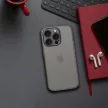 BOX PREMIUM szilikon tok 1,5mm, iPhone 12 Pro Max átlátszó, fekete