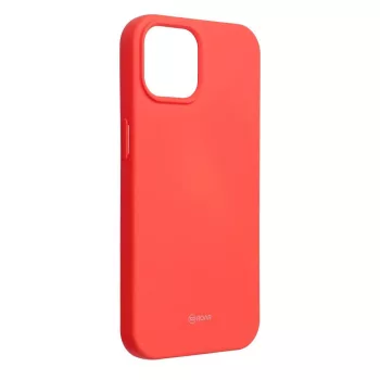 Roar Jelly Case hátlap, tok iPhone 15 barack, rózsaszín