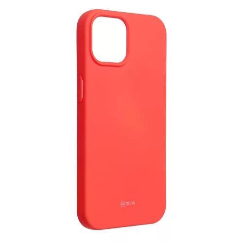 Roar Jelly Case hátlap, tok iPhone 15 barack, rózsaszín