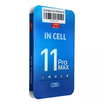   LCD kijelző iPhone 11 Pro Max digitalizálóval, fekete (ZY-LTPS) IC átvihető