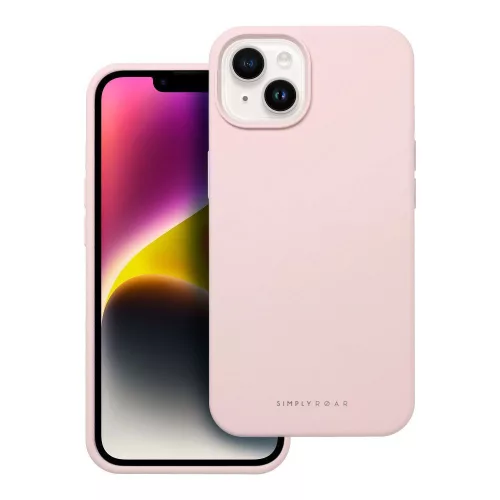 Roar Cloud-Skin tok iPhone 14, rózsaszín