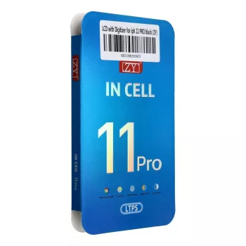   LCD kijelző iPhone 11 Pro digitalizátorral, fekete (ZY-LTPS) IC átvihető
