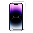 5D Full Glue edzett üvegfólia iPhone 14 Pro, + applikátor, fekete