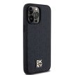 DKNY case for IPHONE 13 Pro Magsafe hátlap, tok DKHMP13LPSHRPSK Repeat Pattern W/Stack Logo, fekete