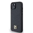 DKNY case for IPHONE 14 Magsafe hátlap, tok DKHMP14SPSHRPSK Repeat Pattern W/Stack Logo, fekete