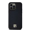 DKNY case for IPHONE 14 Pro Magsafe hátlap, tok DKHMP14LPSHRPSK Repeat Pattern W/Stack Logo, fekete