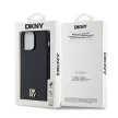DKNY case for IPHONE 14 Pro Magsafe hátlap, tok DKHMP14LPSHRPSK Repeat Pattern W/Stack Logo, fekete