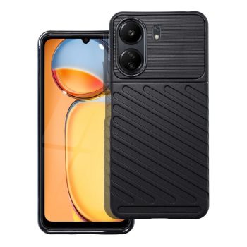   Thunder Case ütésálló tok XIAOMI Redmi 13C/POCO C65, fekete