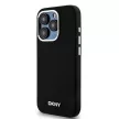 DKNY case for IPHONE 14 Pro Magsafe hátlap, tok DKHMP14LSMCHLK W/Horizontal Metal Logo, fekete