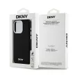 DKNY case for IPHONE 14 Pro Magsafe hátlap, tok DKHMP14LSMCHLK W/Horizontal Metal Logo, fekete