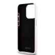 DKNY case for IPHONE 14 Pro Magsafe hátlap, tok DKHMP14LSMCHLP W/Horizontal Metal Logo, rózsaszín