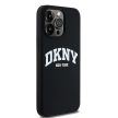 DKNY case for IPHONE 13 Pro Max Magsafe hátlap, tok DKHMP13XSNYACH W/White Arch Logo, fekete