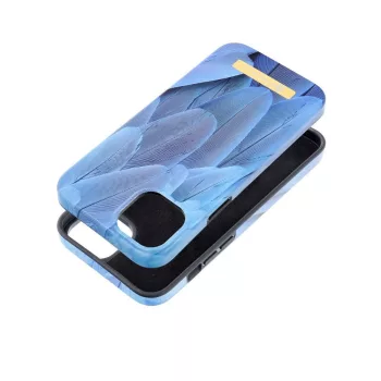   FORCELL F-PROTECT Mirage tok, MagSafe iPhone 14 Plus, kék madár, színes