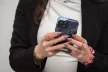 FORCELL F-PROTECT Mirage tok, MagSafe iPhone 14 Plus óceán márvány, színes
