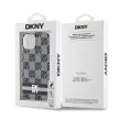 DKNY case for IPHONE 14 Magsafe hátlap, tok DKHMP14SHCPTSK Checkered Pattern W/Printed Stripes, fekete