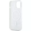 DKNY case for IPHONE 14 Magsafe hátlap, tok DKHMP14SHCPTSE Checkered Pattern W/Printed Stripes, bézs