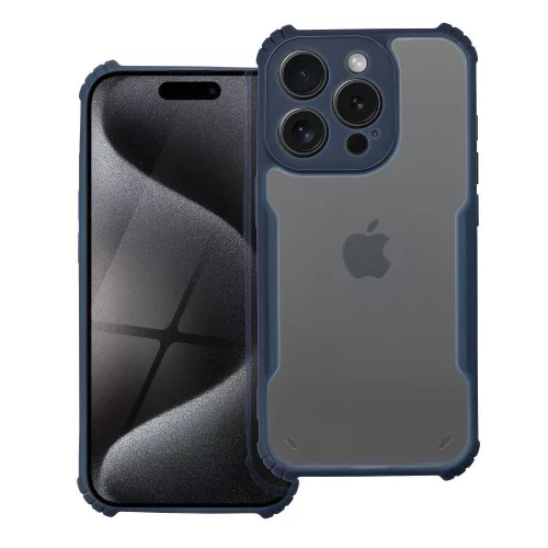 ANTI-DROP ütésálló tok iPhone 15 Plus, sötétkék