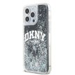 DKNY case for IPHONE 13 Pro Max hátlap, tok DKHCP13XLBNAEK Liquid Glitters W/Arch Logo, fekete