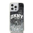 DKNY case for IPHONE 13 Pro Max hátlap, tok DKHCP13XLBNAEK Liquid Glitters W/Arch Logo, fekete