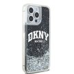 DKNY case for IPHONE 13 Pro Max hátlap, tok DKHCP13XLBNAEK Liquid Glitters W/Arch Logo, fekete