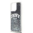 DKNY case for IPHONE 13 Pro Max hátlap, tok DKHCP13XLBNAEK Liquid Glitters W/Arch Logo, fekete