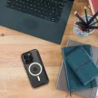 SMART MAG Book oldalra nyíló tok MagSafe iPhone 14 Plus, fekete