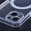 CLEAR MAG COVER (MID) tok MagSafe for iPhone 15 Plus, átlátszó