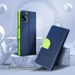 Smart Fancy oldalra nyíló tok XIAOMI Redmi Note 13 Pro 5G, sötétkék