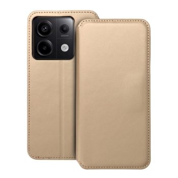   DUAL POCKET Book oldalra nyíló tok XIAOMI Redmi Note 13 Pro 5G, arany