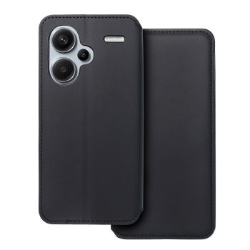   DUAL POCKET Book oldalra nyíló tok XIAOMI Redmi Note 13 Pro Plus 5G, fekete