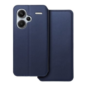   DUAL POCKET Book oldalra nyíló tok XIAOMI Redmi Note 13 Pro Plus 5G, sötétkék