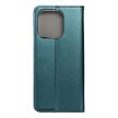Smart Magnetic Xiaomi Redmi Note 13 4G oldalra nyíló tok, zöld