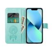 MEZZO Book case, oldalra nyíló tok XIAOMI Redmi Note 13 Pro 4G/POCO M6 Pro 4G álomszép, zöld