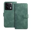 TENDER Book Case oldalra nyíló tok XIAOMI Redmi Note 13 Pro 5G, zöld