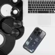 Tech Case hátlap, tok iPhone 15 design 2, fekete