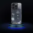 Tech Case hátlap, tok iPhone 12 Pro Max design 2, fekete