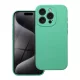 Silicoone Case hátlap, tok 2mm iPhone 14 Pro, mentazöld