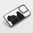 TEDDY BEAR tok iPhone 15, fekete