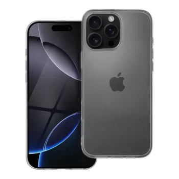   Clear Case 2mm iPhone 16 Pro Max szilikon hátlap, tok, átlátszó