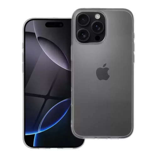 Clear Case 2mm iPhone 16 Pro Max szilikon hátlap, tok, átlátszó