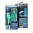 iPhone 16 Plus 5D Full Glue edzett üvegfólia felhelyező kerettel
