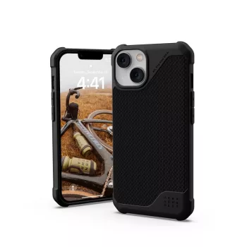   UAG – Metropolis LT iPhone 14 Plus MagSafe hátlap, tok, kevlár, fekete